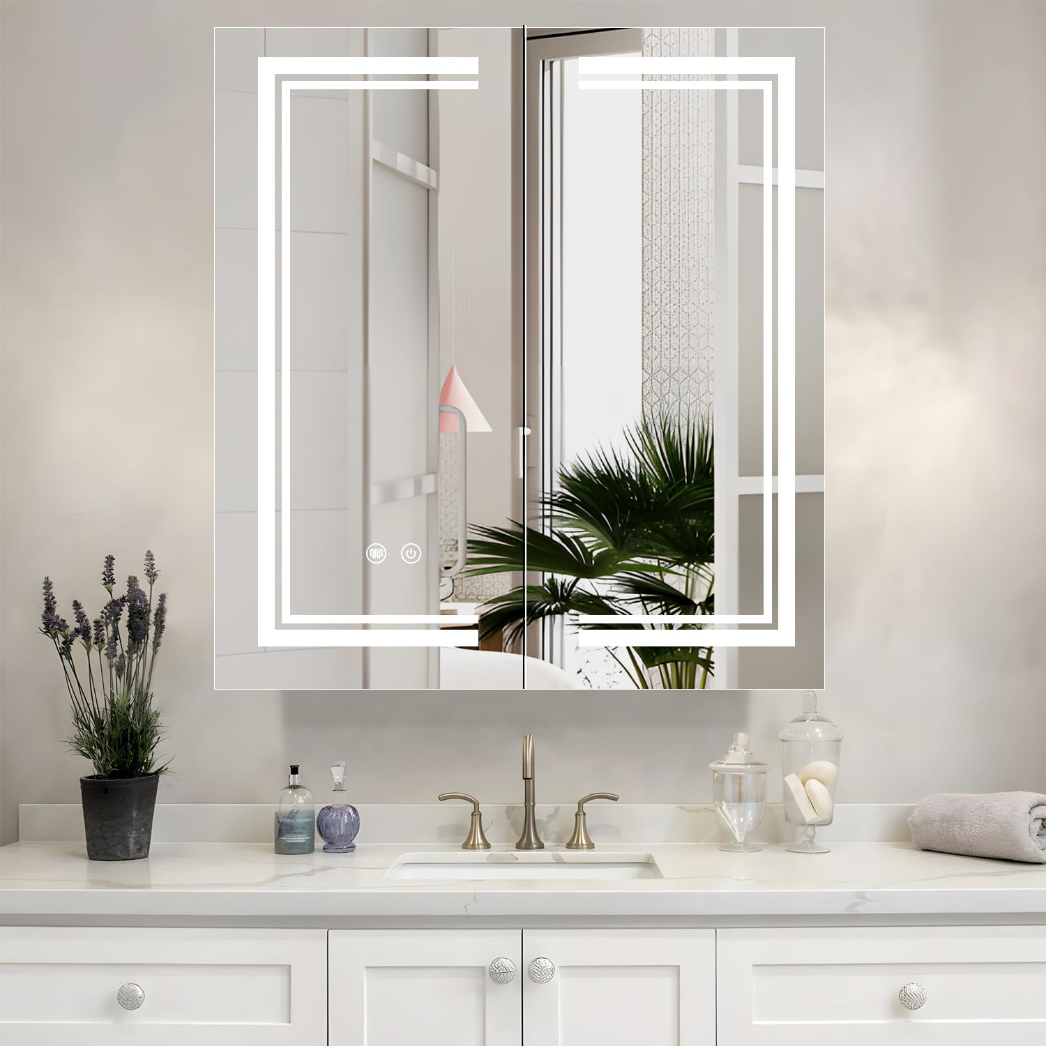 Medicine Cabinet with Lights,Lighted Medicine Cabinet