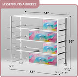 Dresser with 8 Drawers - Furniture Storage Chest for Kid’s, Teens, Bedroom