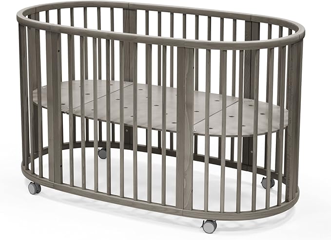 Sleepi Bed V3, Natural - Suitable for Ages 0-5 Years Old - Adjustable, Stylish & Flexible