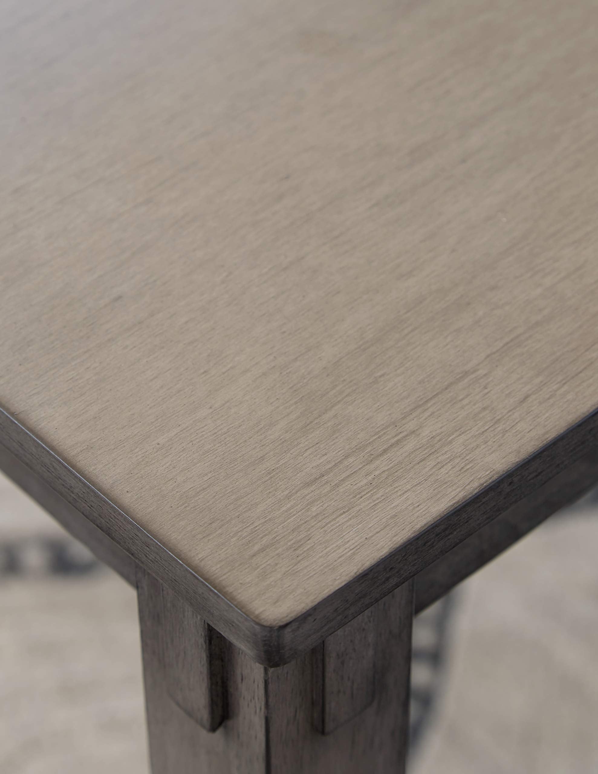 Bridson 6-Piece Dining Set with Bench - Gray