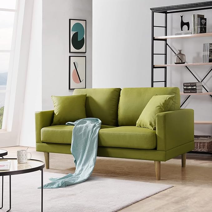 59" Loveseat Sofa, Modern Small Couches for Small Spaces, Living Room, Bedroom