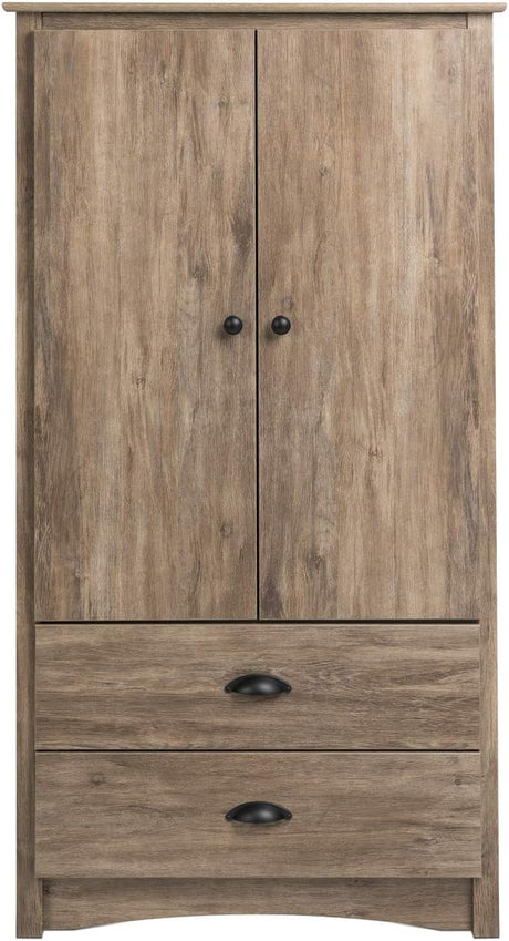 Sonoma Wardrobe Cabinet: Armoire Dresser for Bedroom with Adjustable Shelf.