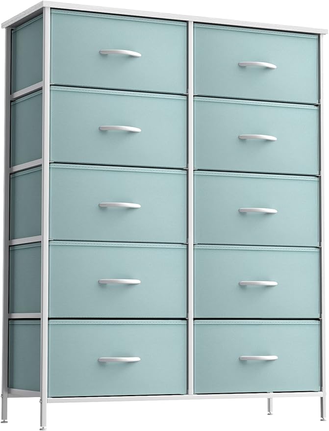 Kids Dresser with 12 Drawers - Chest Organizer Unit