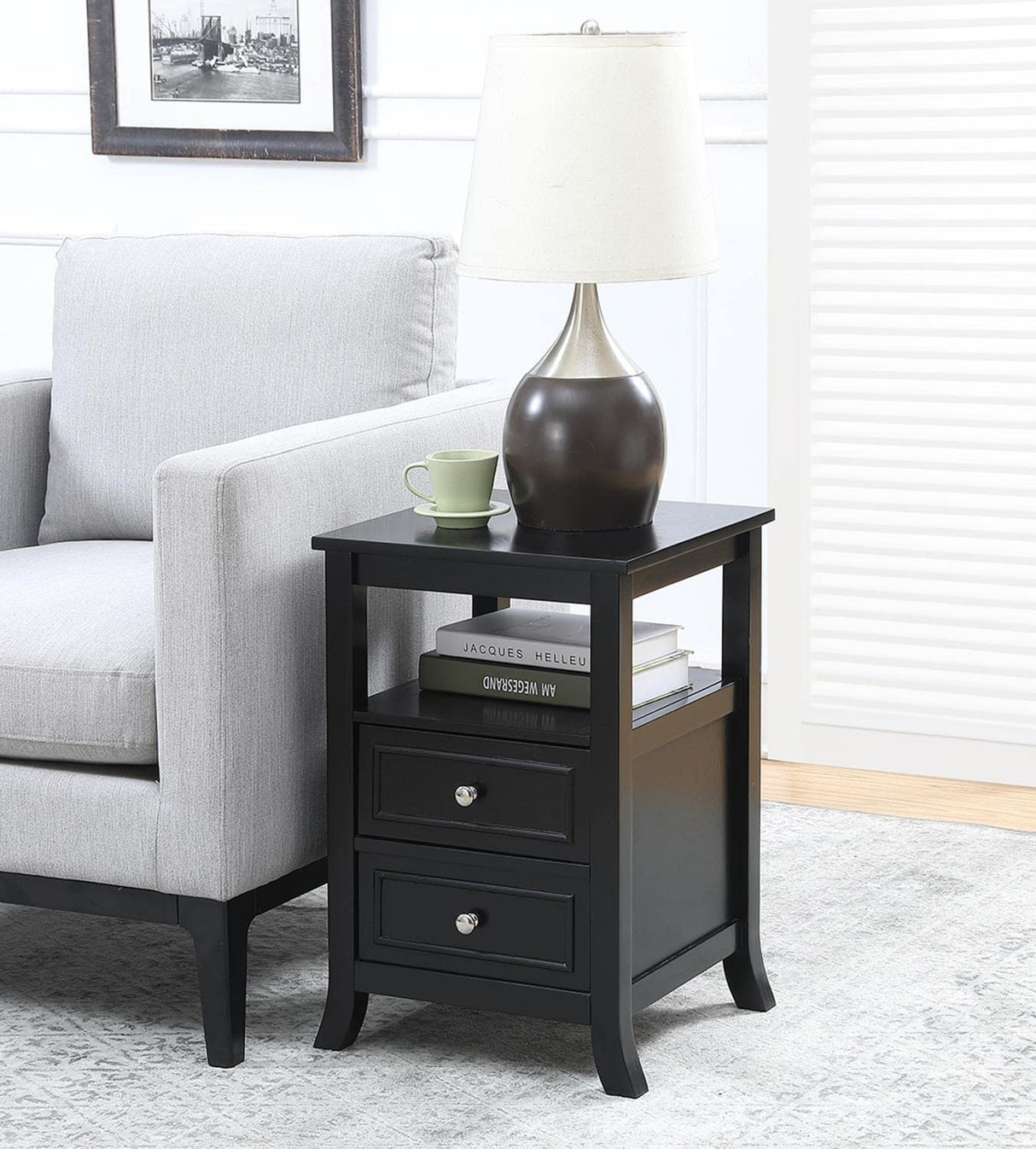 Melbourne End Table, Black