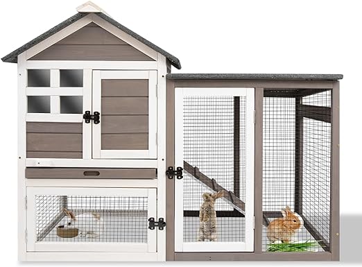 Rabbit Hutch Indoor Large Wooden Rabbit Hutch Outdoor Rabbit