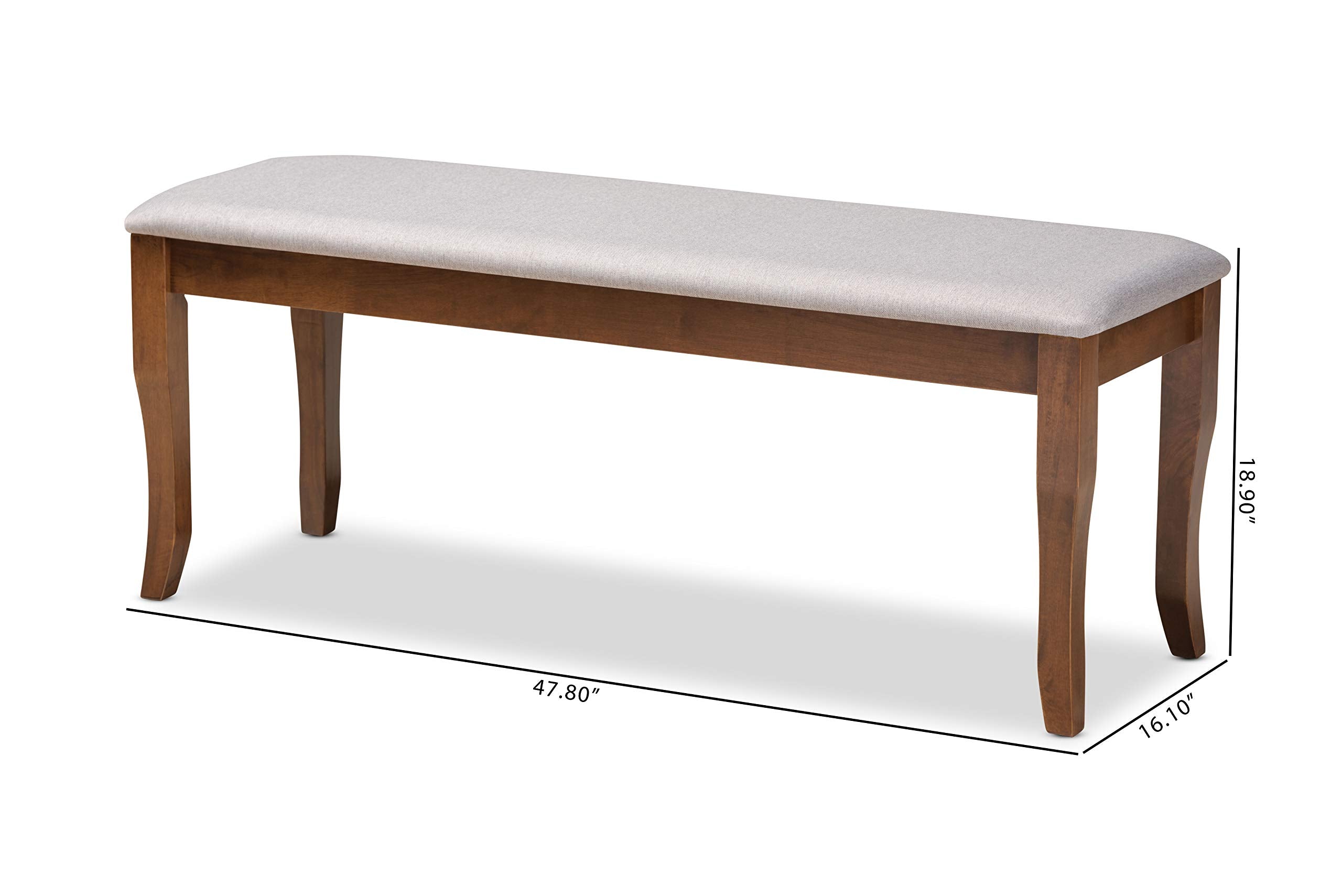 Cornelie Modern and Contemporary Transitional Grey Fabric Upholstered