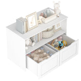 Toy Storage Organizer, Toy Organizers and Storage with 2 Drawers, Multi-Functional