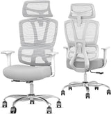 Office Chair with Footrest, Ergonomic Office Executive Chair with Adjustable Seat