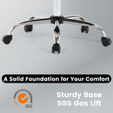 Heavy Duty Office Chair 500lbs Capacity - Ergonomic Big & Tall Desk Chair