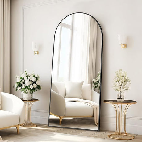 Full Length Mirrors 55"x15" Rectangle Mirror Black Mirror Full Body Mirror Black Vanity Wall