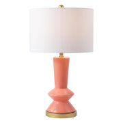 27" Ceramic/Iron Contemporary Glam LED Table Lamp Bedside Desk Nightstand Lamp