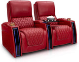 Apex Home Theater Seating - Living Room - Italian Leather - Power Recliner