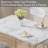 Dining Table Set for 4 5 Piece Dinette with Chairs for Kitchen