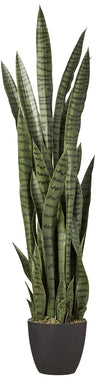 46” Sansevieria Artificial Silk Plants Green