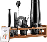 Mixology 24-Piece Bartender Kit,Perfect Home Cocktail Shaker Set for Drink Mixing