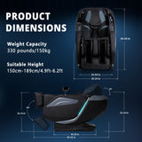 Massage Chair Full Body Recliner - Zero Gravity with Heat, 15 Modes