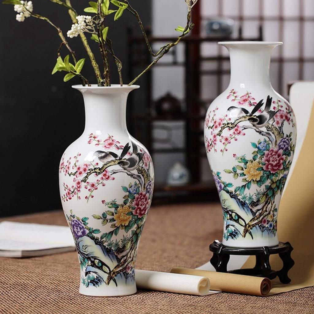 Ceramic Ornaments Living Room Decoration Flower Arrangement Dried Flowers Home )