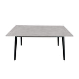 Riley Modern Dining Rubberwood Legs and Laminate Table Top