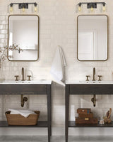 Bathroom Vanity Lights, 3-Light Vintage Wall Sconce Light Fixtures, Oil Rubbed Bronze