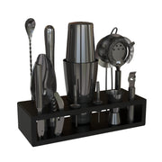 13-Piece Gunmetal Black Stainless Steel Boston Cocktail Shaker Bar Tool Set