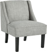 Janesley Modern Wingback Accent Chair, Beige