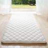 Japanese Futon Mattress, Made in Japan Twin (39"×78") White, Foldable Floor