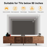 94.5" Mid-Century Modern Walnut TV Stand for TVs up to 80"