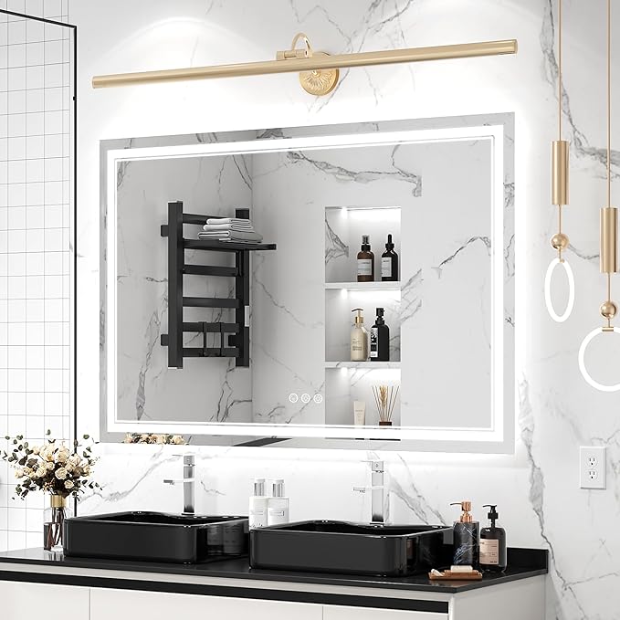 Led Mirror for Bathroom with Front Light and Backlit