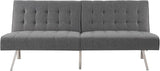 Tufted Split Back Futon Convertible Sofa Bed, Futon Couches for Living Room