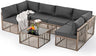 Outdoor Sectional Furniture，Wicker Patio sectional Furniture Sets