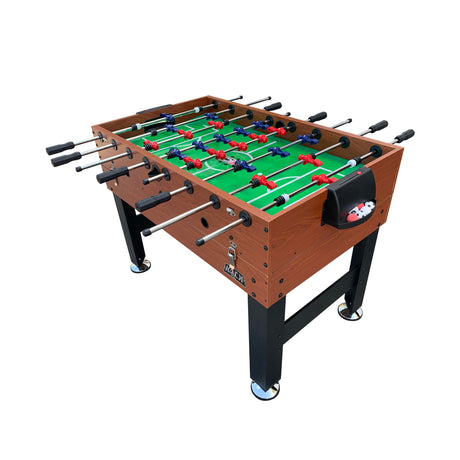 3-in-1 Multi Game Table (Brown) - Combo Game Table Set - Billiards, Air-Hockey