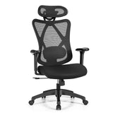 Ergonomic Office Chair with Adjustable Lumbar Support, Armrests and Headrest, High