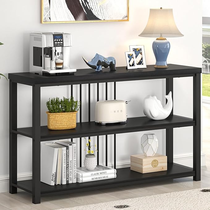 Sofa Console Table, Modern Entryway/Hallway Table for Living Room, Oak