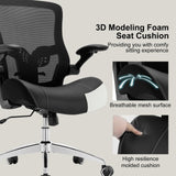 Office Chair Ergonomic Desk Chair-400lbs Big and Tall Heavy Duty, Wide & Soft 3D