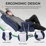 Ergonomic Gaming Chair with Pocket Spring Lumbar Support and Footrest