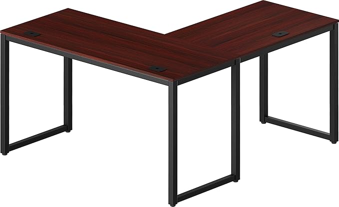 48-Inch Mission L-Shaped Home Computer Desk