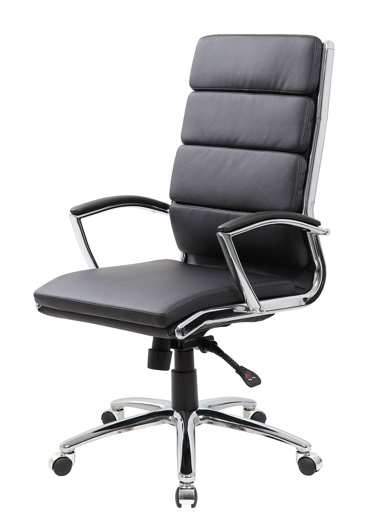 CaressoftPlus Executive Chair, Traditional, Metal Chrome Finish