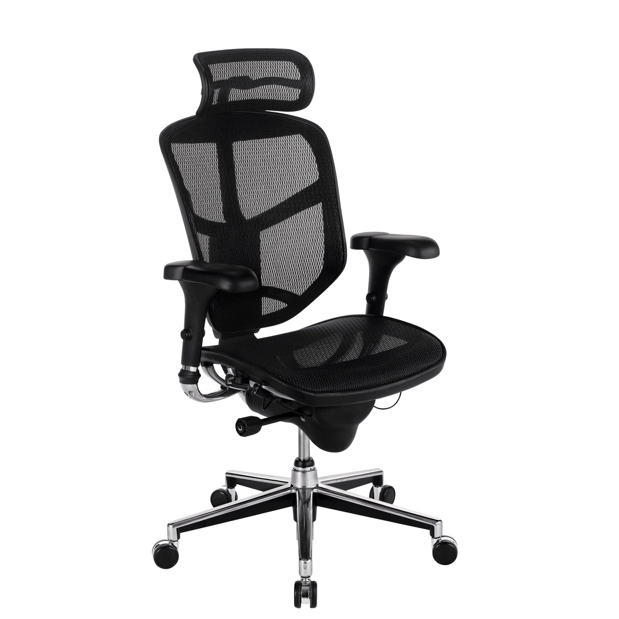 Quantum 9000 Series Ergonomic Mesh High-Back Executive Office Chair, Black, BIFMA