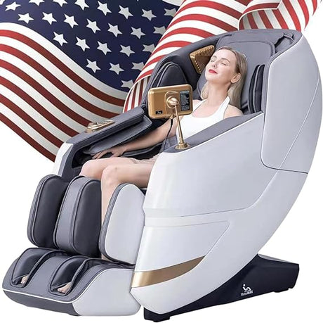 2024 4D Massage Chair, Full Body Recliner with Zero Gravity,