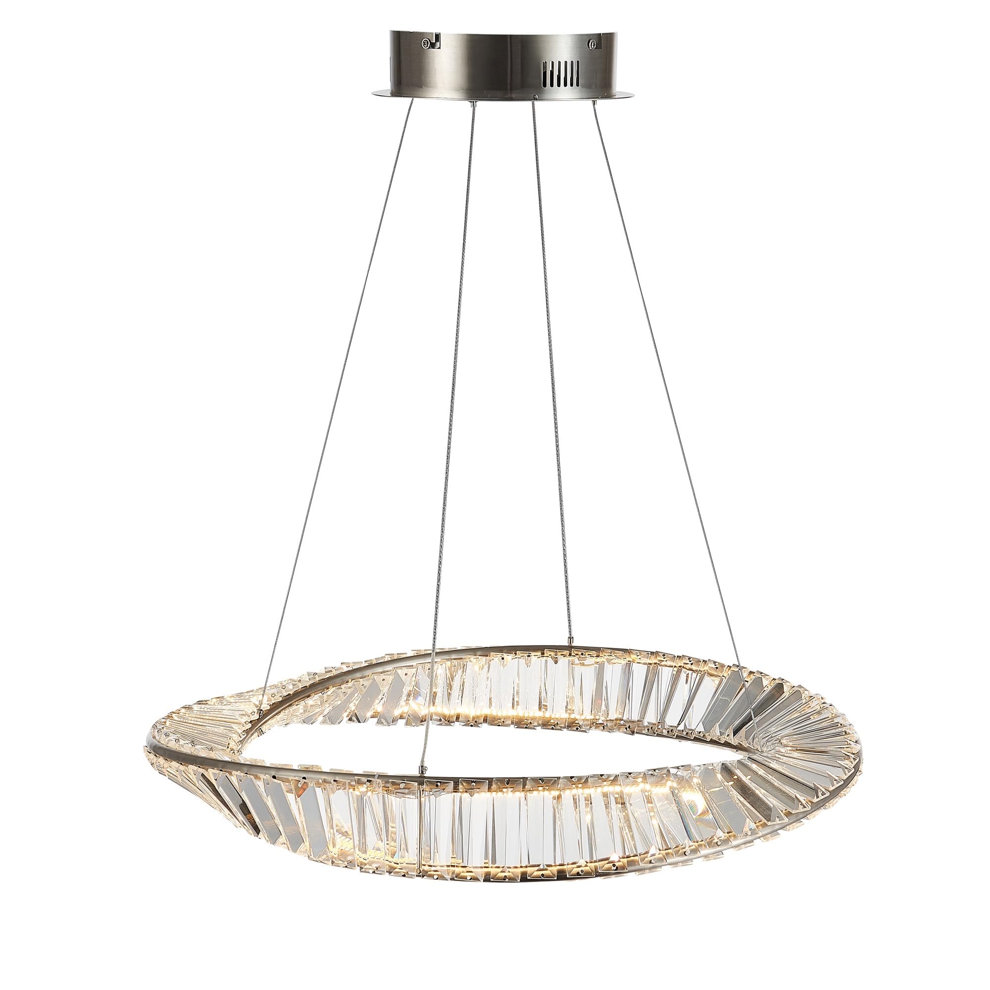 Gold Crystal Chandelier, 10-Light Antique Bronze Candle Pendant Ceiling Light