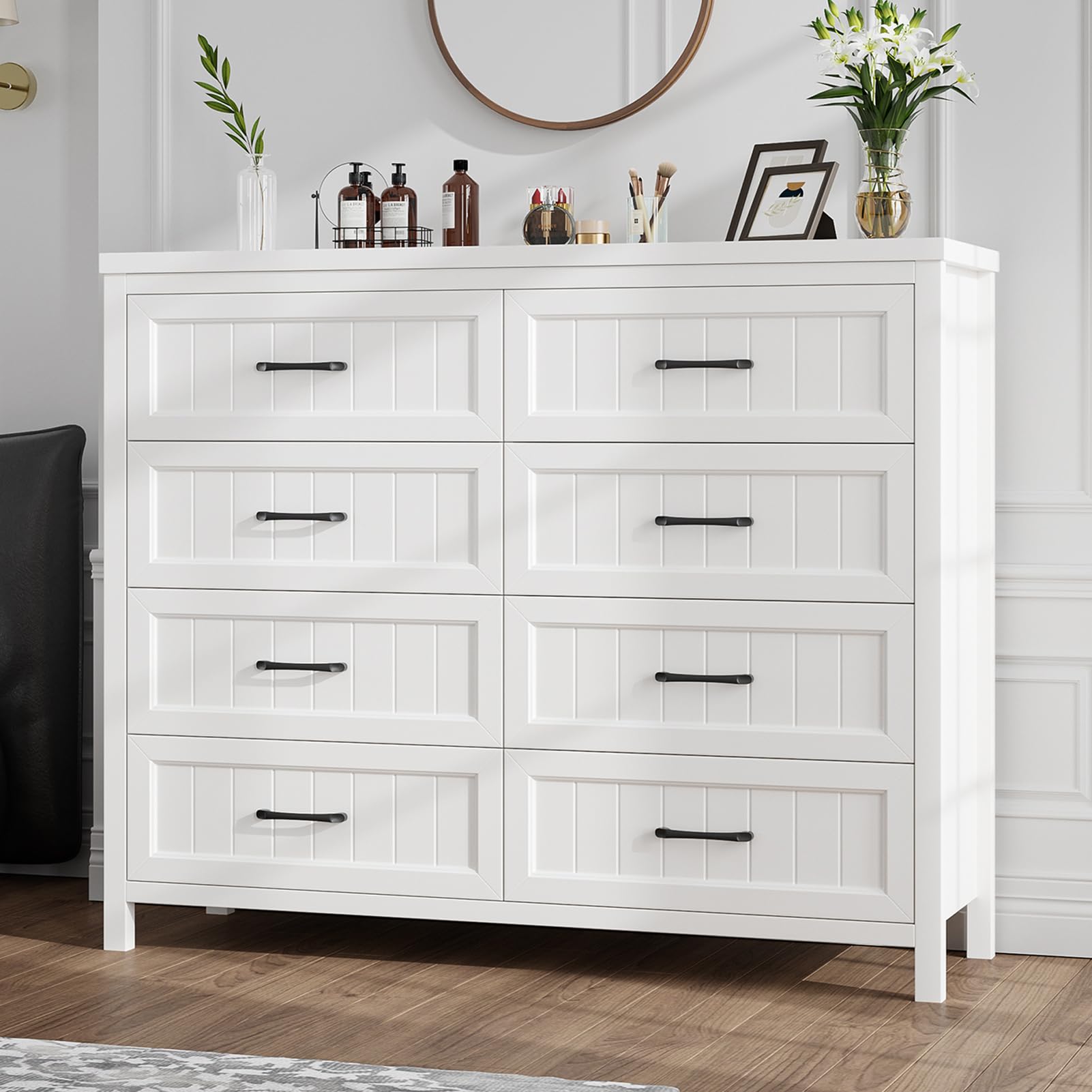 8 Drawer Dresser for Bedroom, Modern Dresser