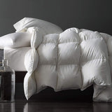Premium Feathers Down Comforter Queen Size All Season White
