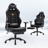 Big and Tall Gaming Chair with Footrest 350lbs, Ergonomic Computer Gamer Chair