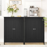 Bathroom Cabinet, Bathroom Storage Cabinet with 2 Doors & 2 Shelves,