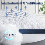 Pillows Standard Size Set of 2 Cooling Hotel Luxury Bed Pillows for Sleeping