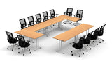 6 Table SET Model 3381 19 piece Includes Seating Conference Meeting Seminar Tables