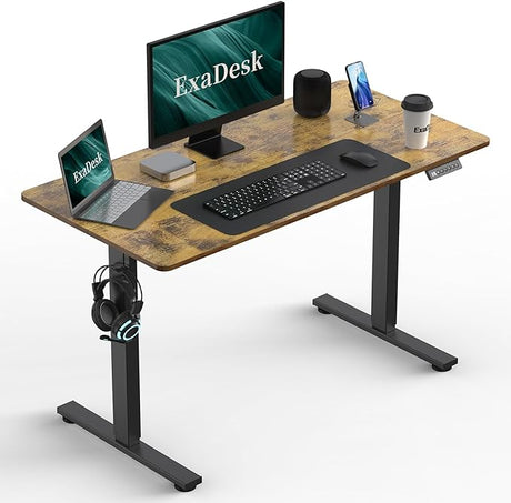 40 * 24 Inches Electric Standing Desk, Adjustable Height Sit Stand Up Desk with 3 Memory Presets