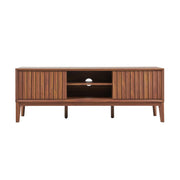 TVS1000B Gennaro 58 in. Farmhouse 3-Storage Sliding Door TV Stand Fits TVs up to 65 in