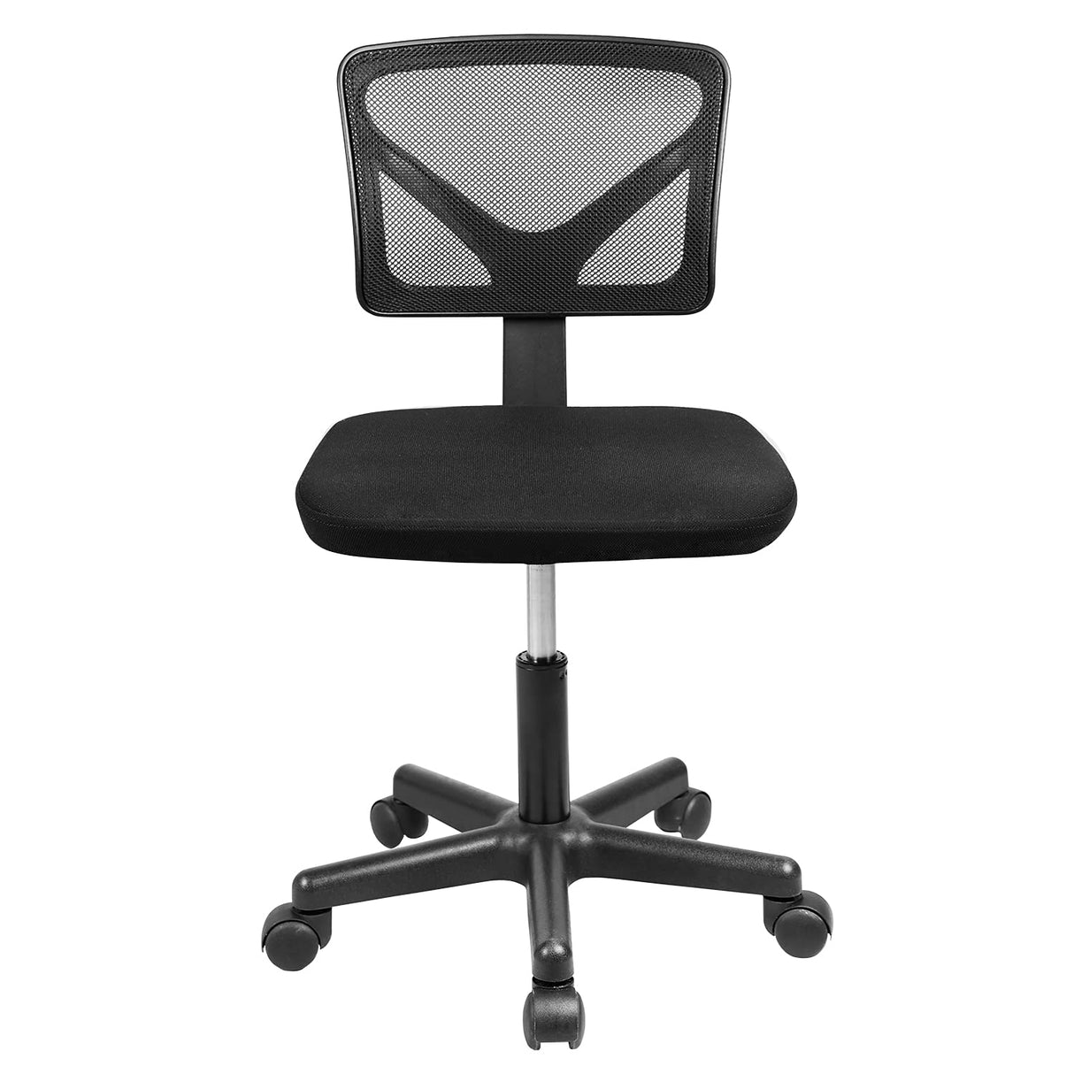 Desk Chair, Armless Office Mesh Computer Desk Chair Swivel Small Desk Chair Adjustable