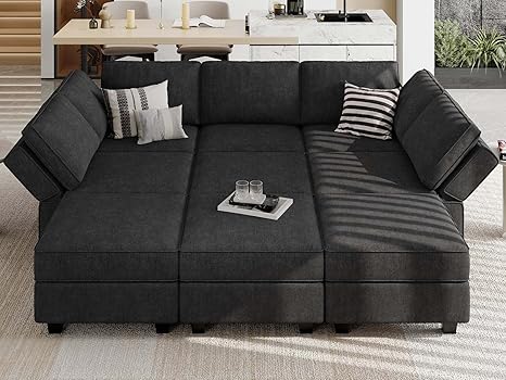 Sectional Sleeper Oversized Sleeper Couch Convertible Sectional Sofa Bed Set